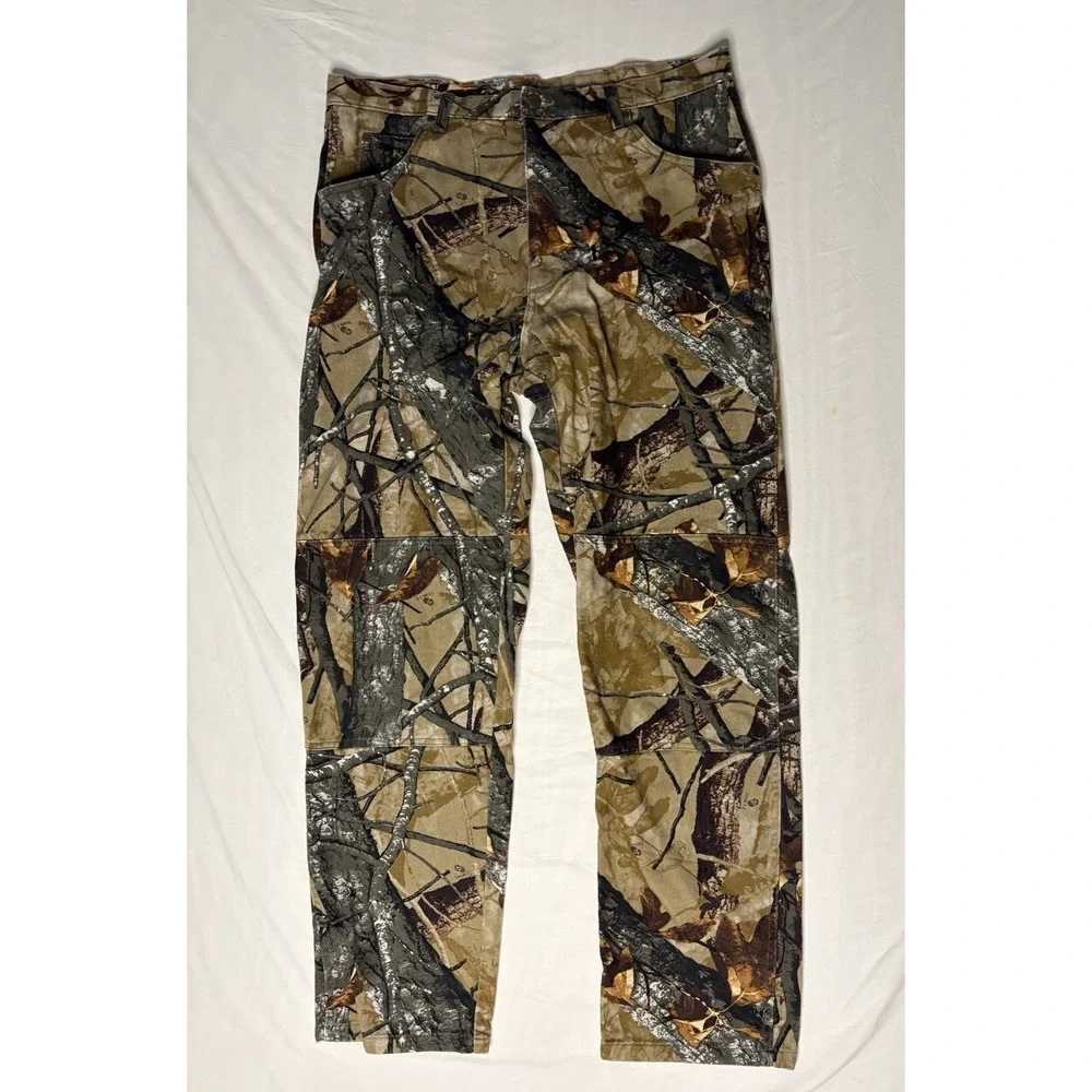 Wrangler Fusion 3D Camo Hunting Pants Men's Size 38x34 Straight Leg Flat Front